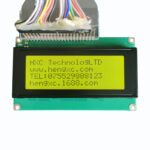 LCM2004A STN Yellow Positive 20x4 Character LCD Module 98×60mm COB Dot Matrix Industrial Control LCM Screen