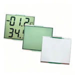 TN Grey 7 Segment Positive LCD Module, 3.3V No Controller, No Backlight for Temperature Humidity Instrumentation - Image 2