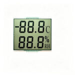 TN Grey 7 Segment Positive LCD Module, 3.3V No Controller, No Backlight for Temperature Humidity Instrumentation - Image 3